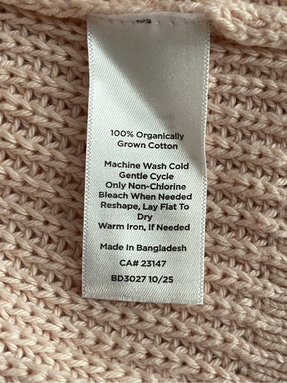 Haven Well Within Organic Cotton
Shaker Stitch Cardigan, - Picture 6 of 7